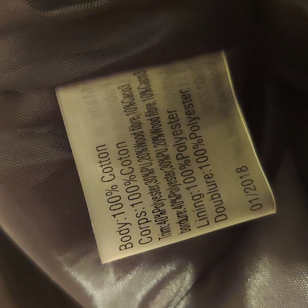 Victoria's Secret Love Victoria Black Shimmer Tote Bag with Attached Pouch - Picture 16 of 16